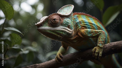  Macro Marvels  Revealing the Intricate Beauty of Chameleons Up Close 