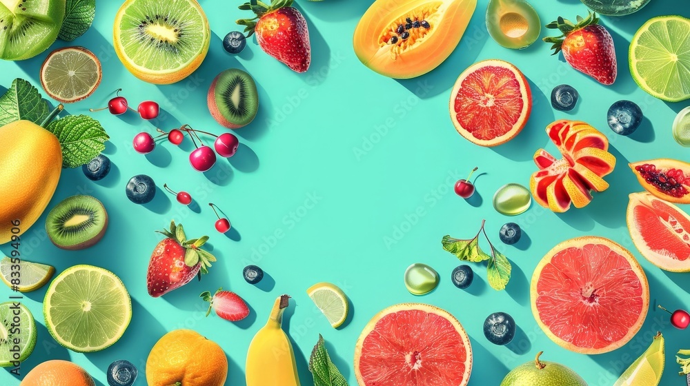 An Array of Mixed Fruits An Array of Mixed Fruits