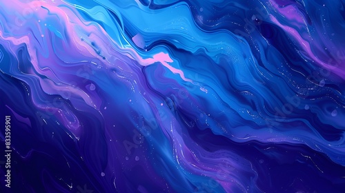 Abstract Background with Flowing Colors