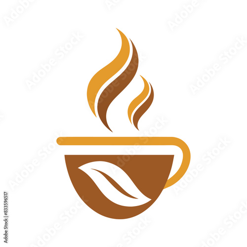 Coffee Cup logo icon vector art Illustration