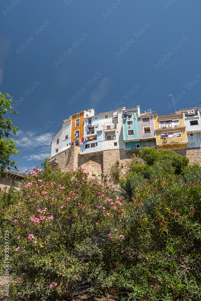Obraz premium Cliffside Townscape