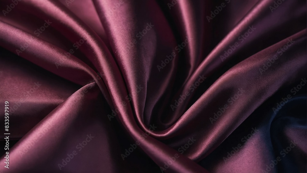 Obraz premium burgundy silk fabric