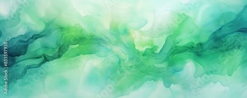 Abstract watercolor paint background by green and light Silver with liquid fluid texture for background --ar 5:2 --v 5.2 Job ID: 05d4e38b-2549-407b-abb8-fe7108f66b82