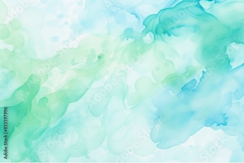 Abstract watercolor paint background by green and light Sky Blue with liquid fluid texture for background --ar 3:2 --v 5.2 Job ID: 5a3f5730-53e6-42a4-b763-80b348de454e