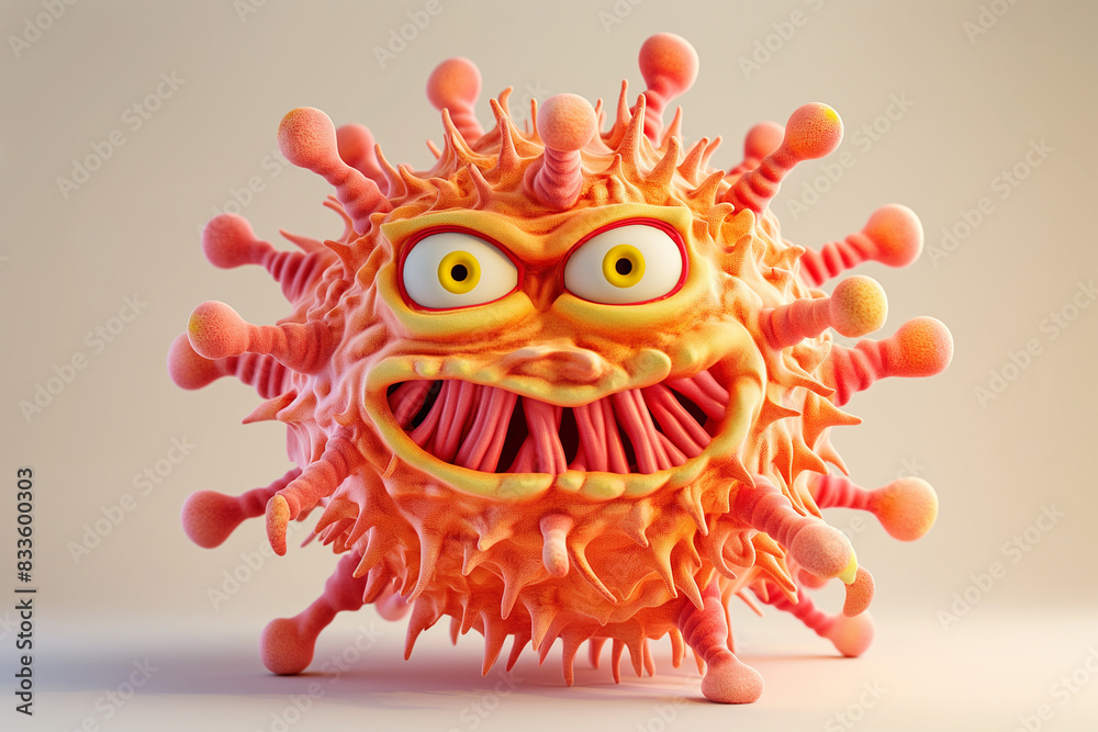 3d render cute emotion of bacteria or virus low polygon detailed 3d, colorful cartoon 3d animation, character design , plasticine style 3d, Isolated background 3d render cute emotion of bacteria or virus low polygon detailed 3d, colorful cartoon 3d animation, character design , plasticine style 3d, Isolated background