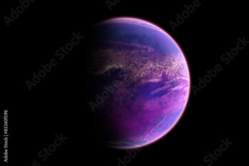 Alien worlds  rocky exoplanets design  mysterious alien planets in outer space  space background for pc  desktop planet wallpaper  celestials design for projects  3d illustration