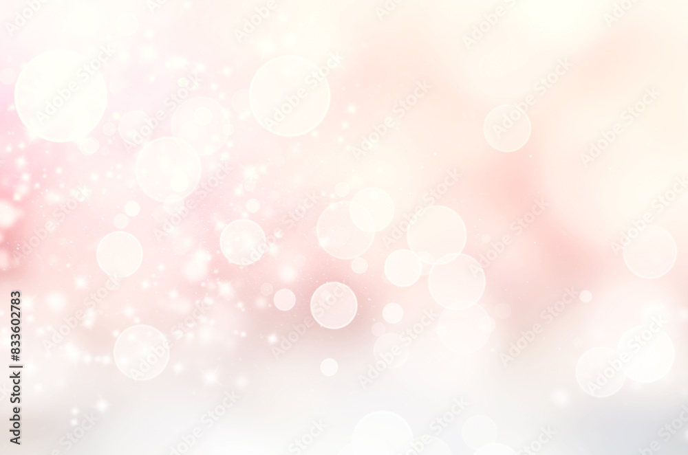 Obraz premium Abstrakcyjne tło, efekt bokeh. Abstrakcyjna tekstura, lśniący overlay, połysk nakładki, brokat, jasny pył, pastelowy kolor