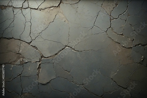 old cracked wall