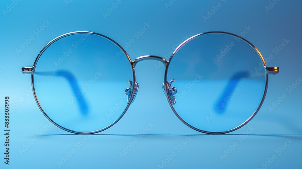 Close-Up of Eyeglasses - Typical Academic or Scientist's Style Close-Up of Eyeglasses - Typical Academic or Scientist's Style