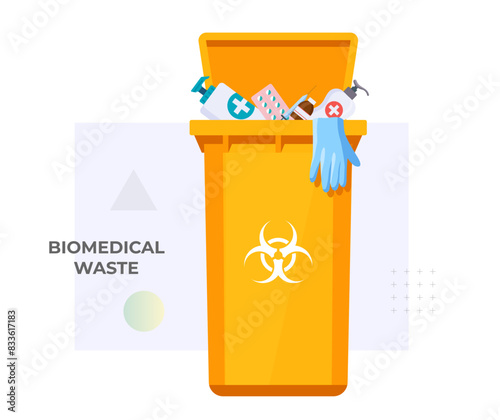 Biomedical Waste Management - Stock Illustration