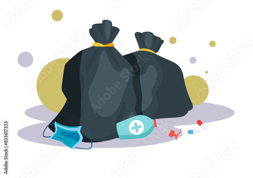 Biomedical Waste Management - Stock Illustration