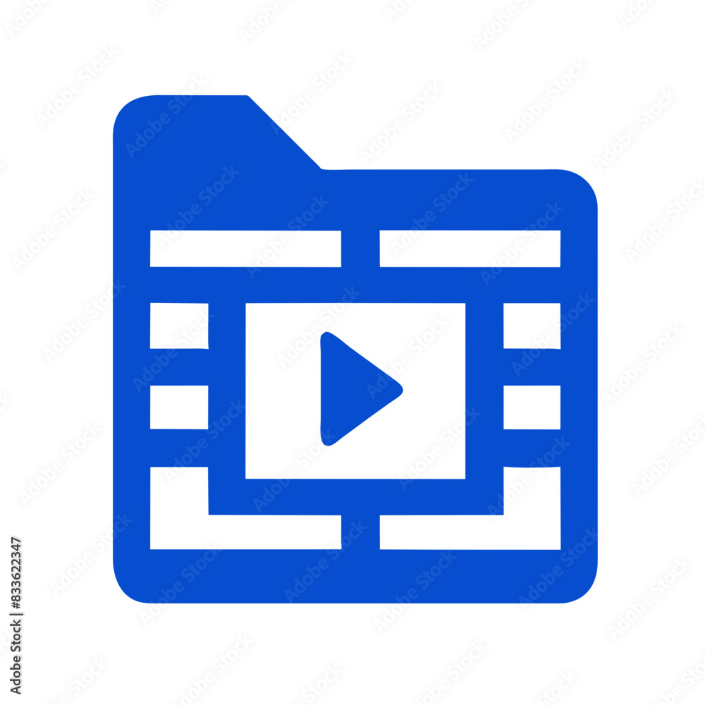 Stream and Save: Film Download Icon Design Stream and Save: Film Download Icon Design