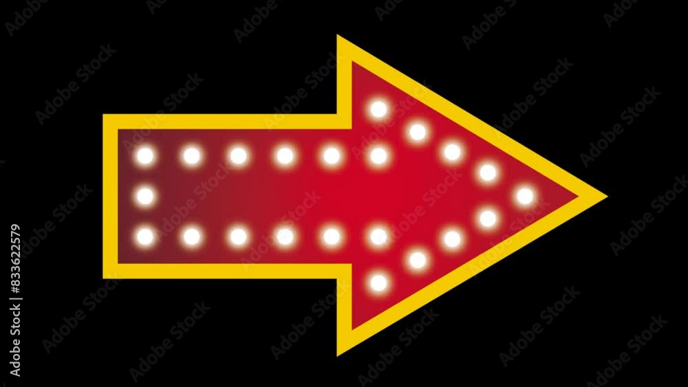FLECHE ANIMEE LUMINEUSE