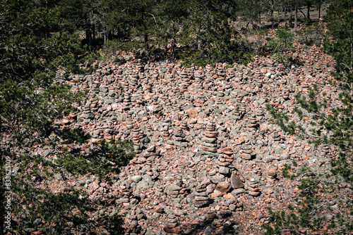 pile of rocks at soltuna åland photo