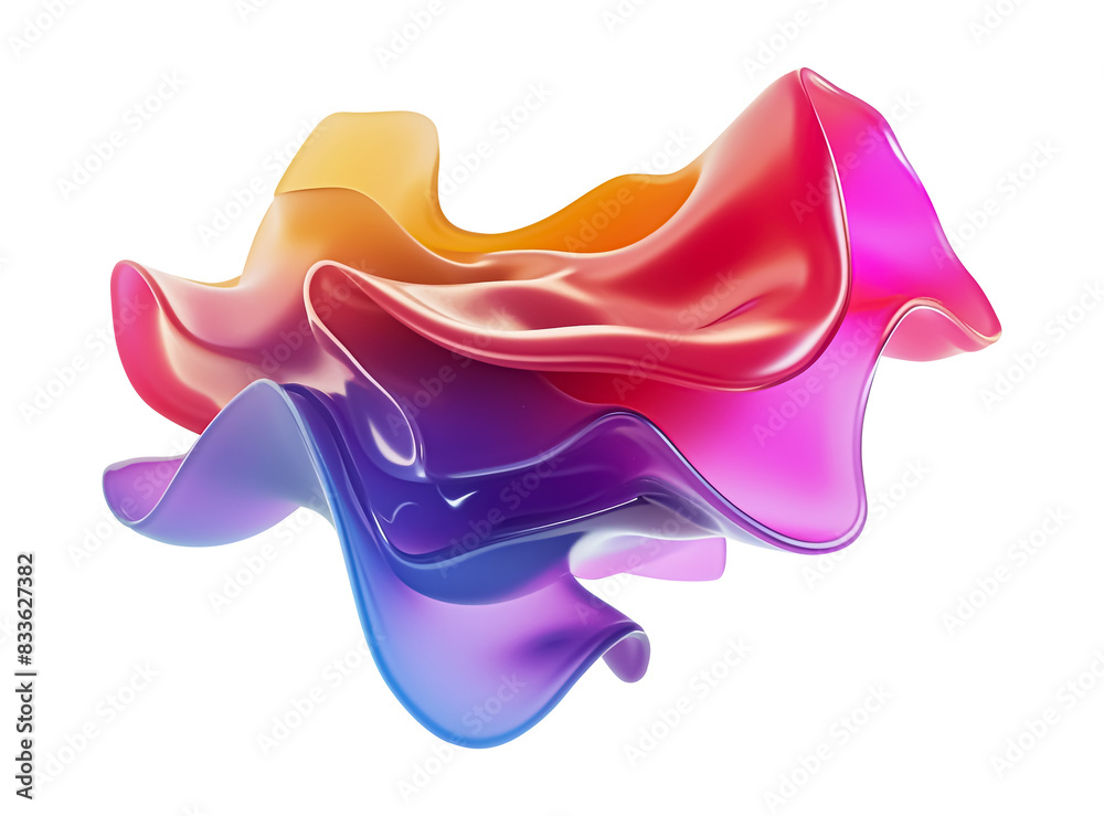 3d abstract colorful fluid wave shape. y2k modern illustration png cutout isolated on transparent background 3d abstract colorful fluid wave shape. y2k modern illustration png cutout isolated on transparent background