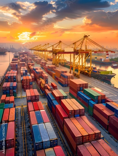 Wallpaper Mural Illustration of Leveraging big data and analytics to enhance supply chain efficiency and resilience. Ai Generate. Torontodigital.ca