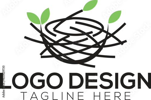 Nest logo design