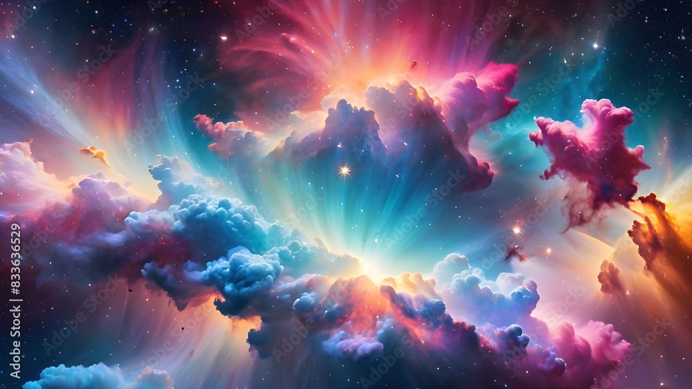 Colorful space galaxy cloud nebula. Stary night cosmos. Universe science astronomy. Supernova background wallpaper Colorful space galaxy cloud nebula. Stary night cosmos. Universe science astronomy. Supernova background wallpaper