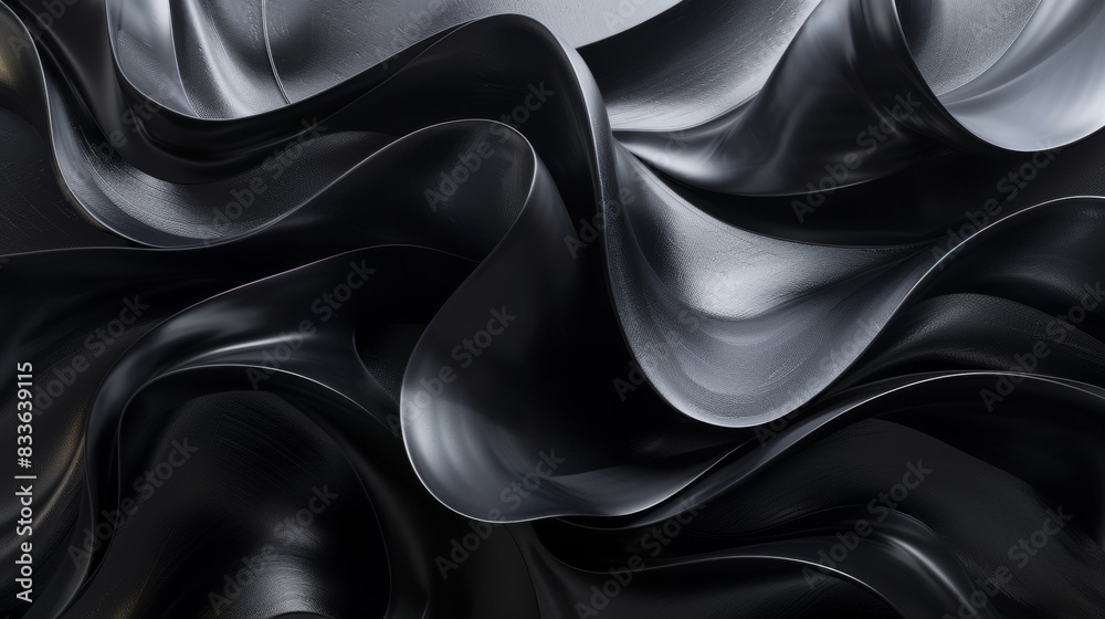 Captivating black abstract art with modern elegance and intriguing elements. Captivating black abstract art with modern elegance and intriguing elements.