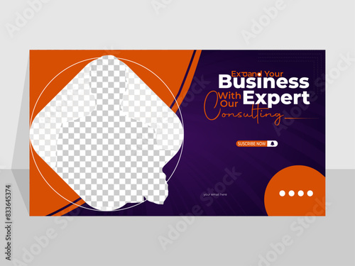 Colorful youtube thumbnail design 
