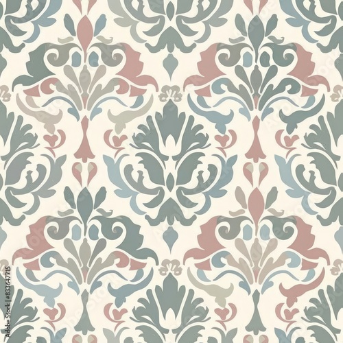 seamless repeating pattern beautiful muted colors color 