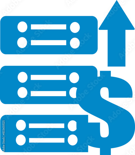 increasing economy icon vector illustration, higher economy icon, high rate of dollar icon, business icon, art and illustration