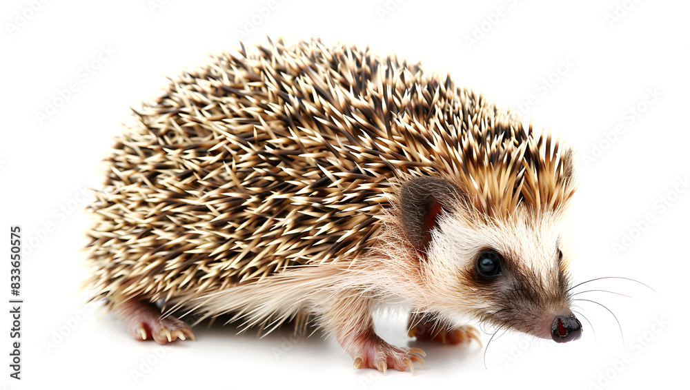 Hedgehog on white background Hedgehog on white background