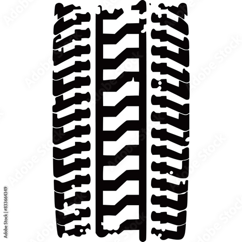 Dynamic Curved Tire Track Vector Logo Design Perfect for Automotive & Off-Road Brand Identity, Instant Free Download