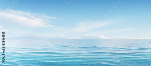 The clear Sea landscape. Creative banner. Copyspace image