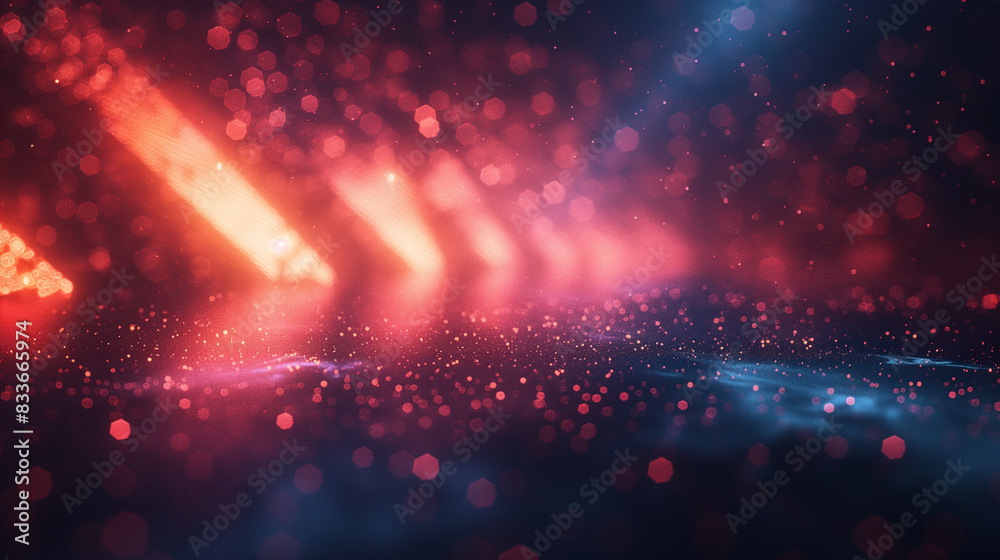 Obraz premium Arrow abstract upward motion background pattern.