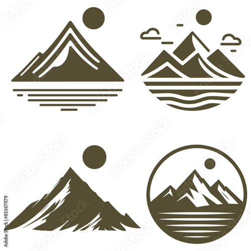 mountain for hiking of extreme activity