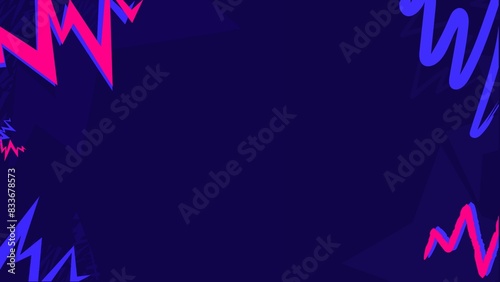 ICC Mens T20 Cricket World Cup 2024 in America theme elements on blue Background Social Media Post, Vector Illustration