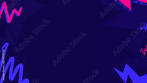 ICC Mens T20 Cricket World Cup 2024 in America theme elements on blue Background Social Media Post, Vector Illustration