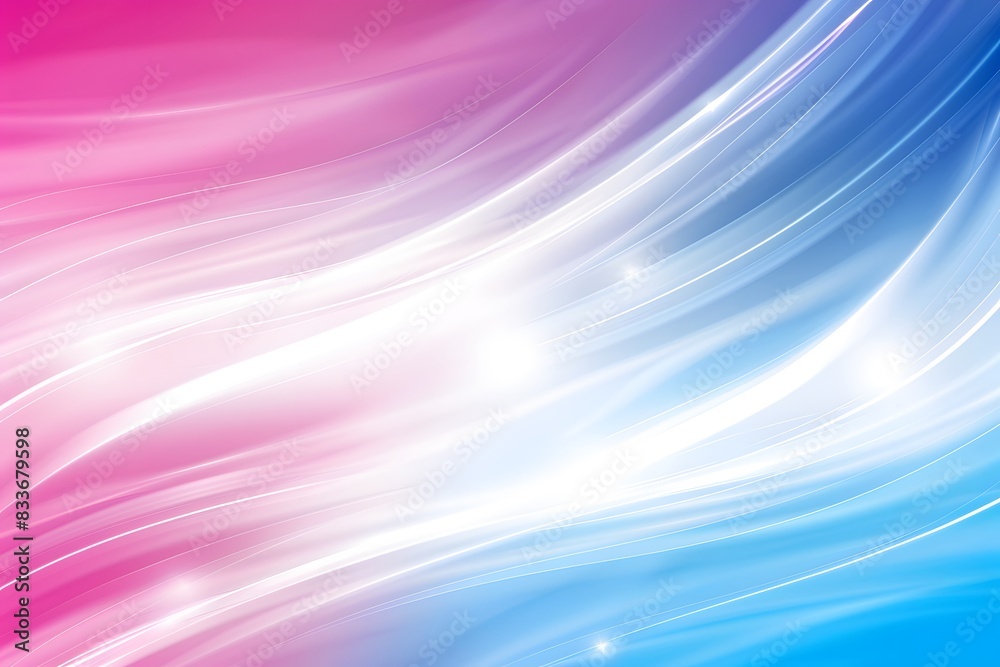 Dynamic Gradient Flow, Pink to Blue Abstract