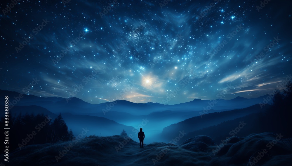 Fototapeta premium The milky way in all its glory.