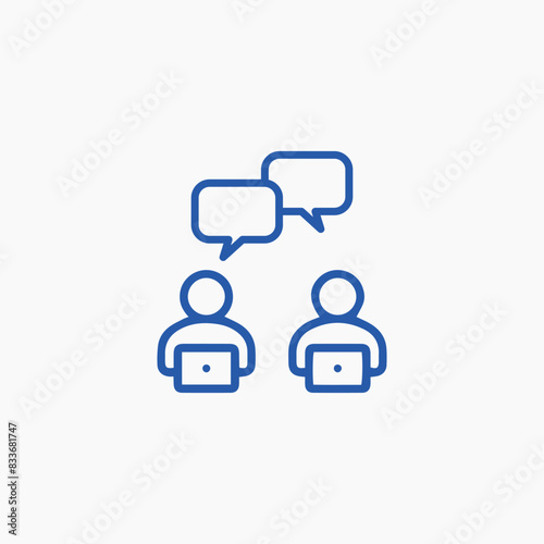 collaboration coworking team work icon
