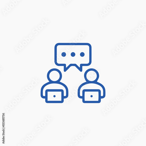 collaboration coworking team work icon