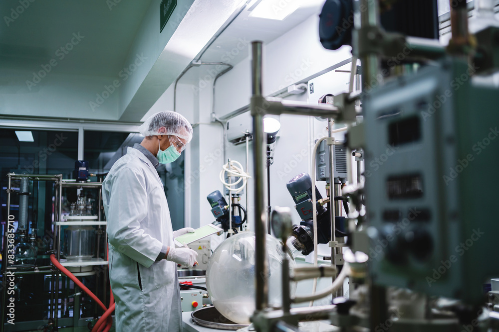 Scientists discovered the use of CBD hemp oil in the lab. Research scientists in medical marijuana laboratories. Scientists discovered the use of CBD hemp oil in the lab. Research scientists in medical marijuana laboratories.