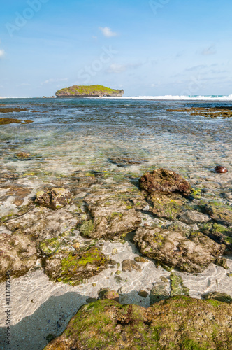 Beautiful view of sili Beach, Gunungkidul, Yogyakarta, Indonesia
