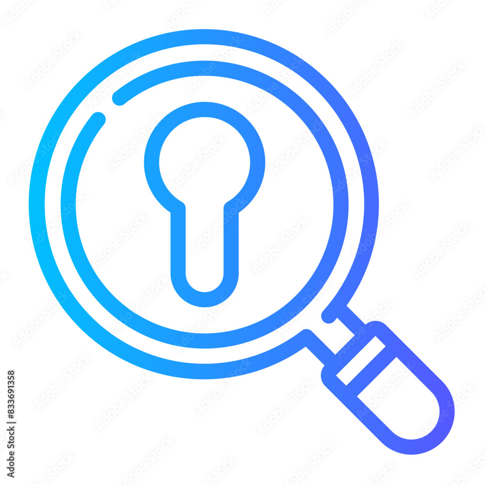 magnifying glass gradient icon magnifying glass gradient icon