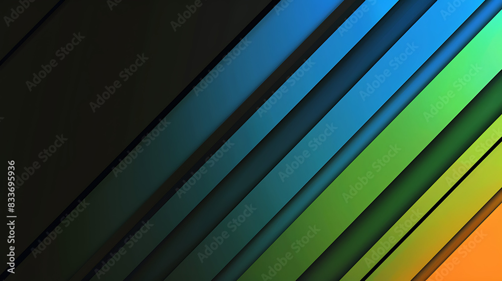 Modern flat design - Professional Abstract Gradient Background - with Black, Orange / Yellow, green and blue. Modern flat design - Professional Abstract Gradient Background - with Black, Orange / Yellow, green and blue.