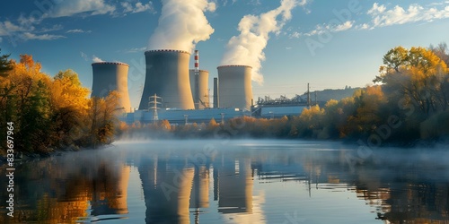 Efficient Electricity Generation from Nuclear Power Plants through Steam Utilization. Concept Nuclear Power, Energy Generation, Steam Utilization, Efficiency, Electricity Production