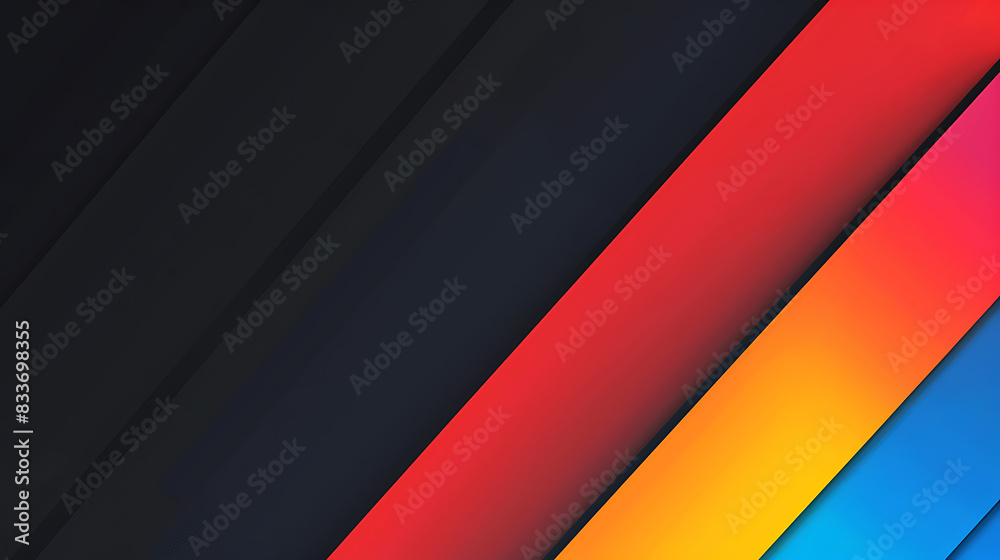 Modern flat design - Professional Abstract Gradient Background - with Black, Red, Blue and Yellow. Modern flat design - Professional Abstract Gradient Background - with Black, Red, Blue and Yellow.