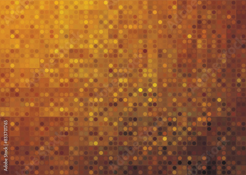 art abstract image of bubbles in caramel color drink beer soda digital pixel vector background