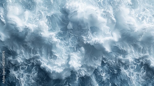 Abstract Cloud Textures, Close-up images of cloud textures forming intricate abstract patterns