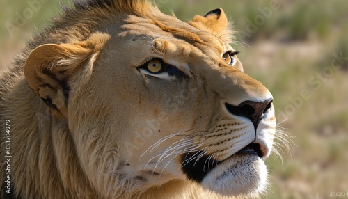 lion portrait photo
