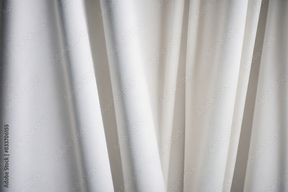 Obraz premium white curtain background