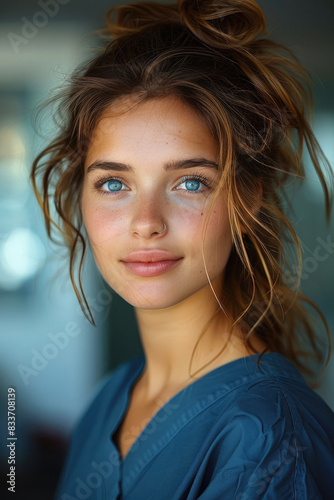 A beautiful woman nurse