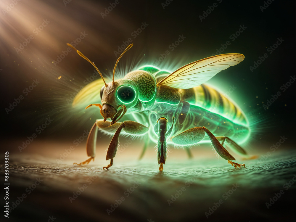 Fototapeta premium insect glow in the dark 13