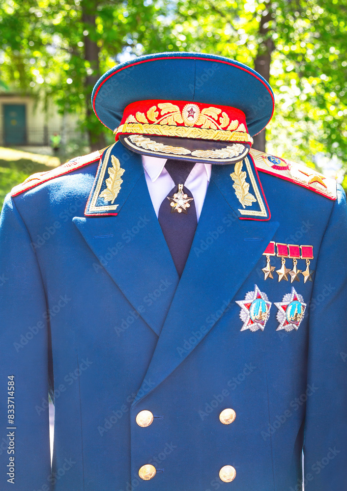 The ceremonial military uniform of Marshal of the Soviet Union G ...